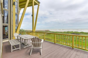 Oceanfront Home with Beach Access in Galveston